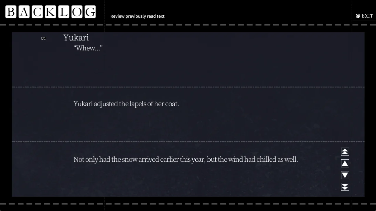 The Part II backlog with the dark mode backlog patch: white text on a dark page